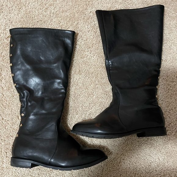 Lane Bryant knee high boots with studs - Picture 1 of 4